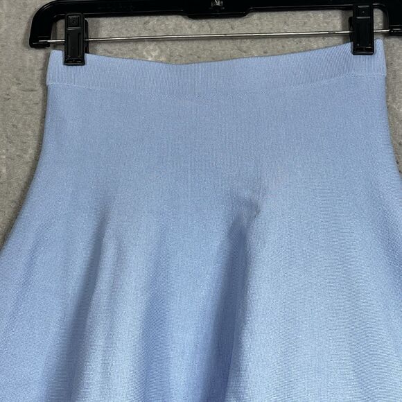 Jonathan Simkhai Skirt Womens Size Small Light Blue Knee Length Rayon Nylon - Picture 2 of 9